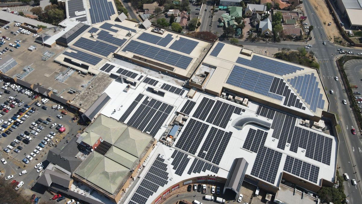 The Boulders Shopping Centre solar project