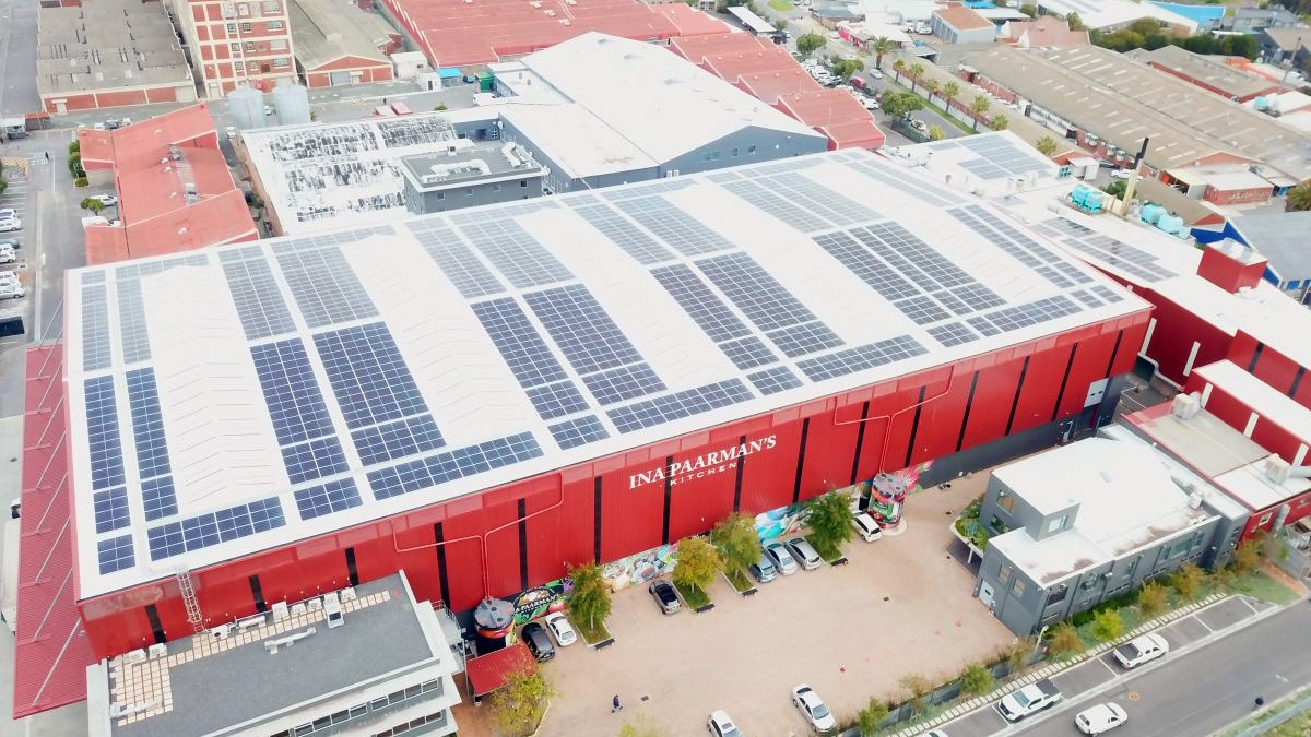 Ina Paarmans Kitchen solar project